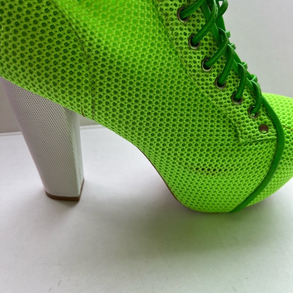 Flawed Jeffrey Campbell NWT lime green Litas. - Picture 10 of 17